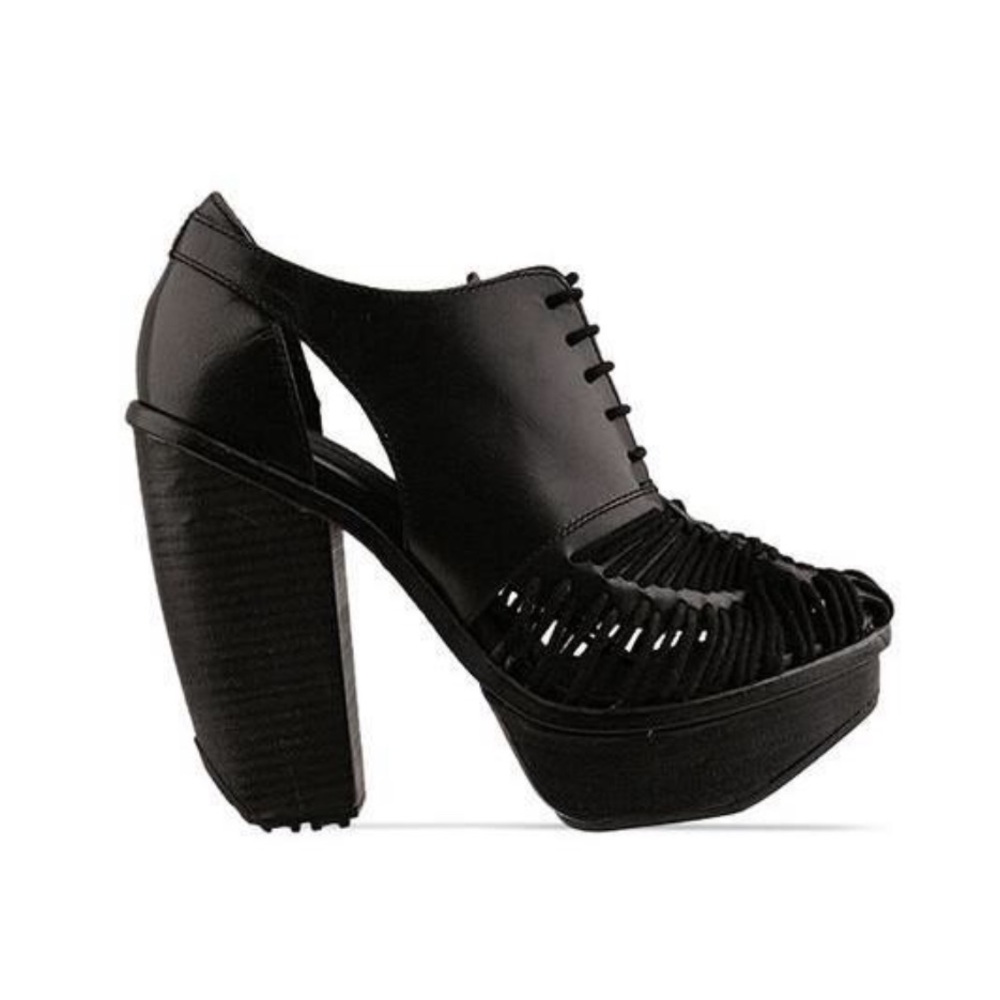 MIISTA Anti Woven Platform Shoes